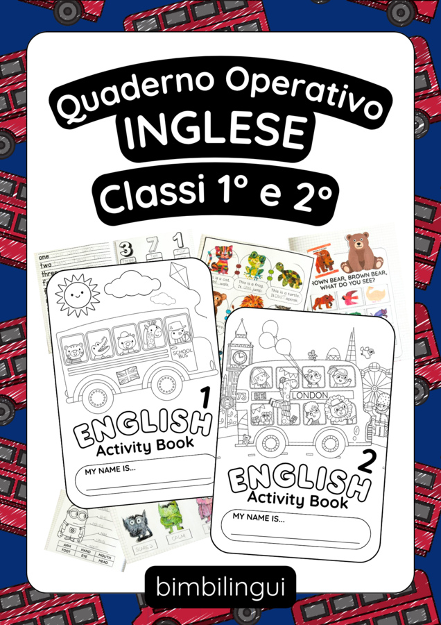 QUADERNO OPERATIVO INGLESE 1 e 2 - Prima e Seconda Primaria