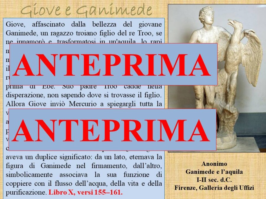 Le Metamorfosi di Ovidio nella storia dell'arte.