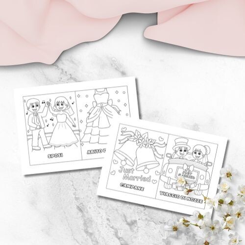Disegni da colorare matrimonio
