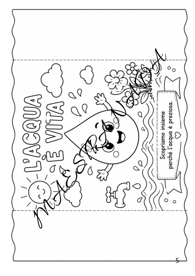 LAPBOOK sull'acqua - classe seconda e terza scuola primaria