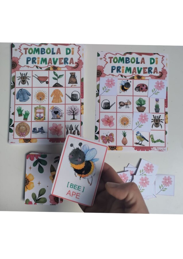 🌸Bingo di Primavera – Fiori, Farfalle e Allegria