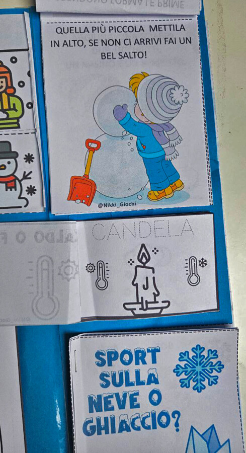 ❄️ Lapbook “È arrivato l’inverno”