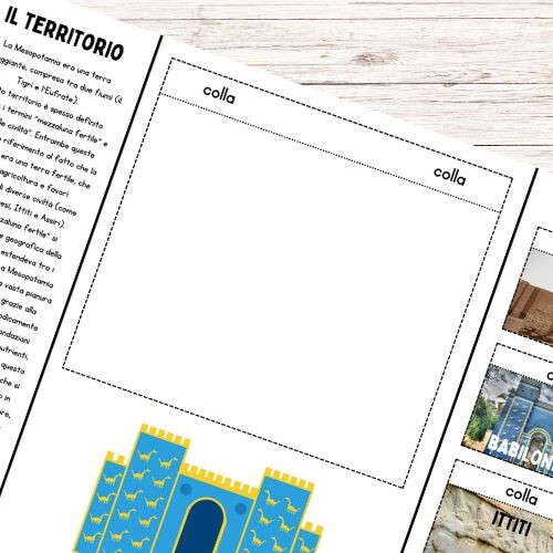 Lapbook Mesopotamia da stampare