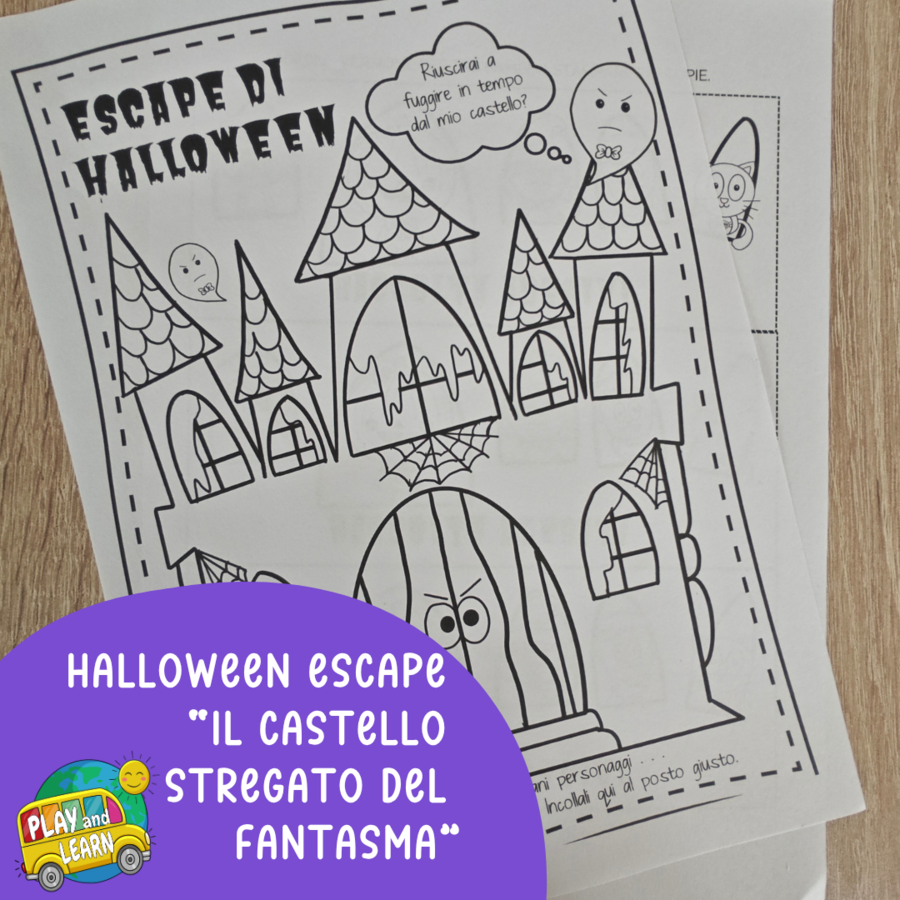 ESCAPE PLAY CARTACEA A TEMA HALLOWEEN!