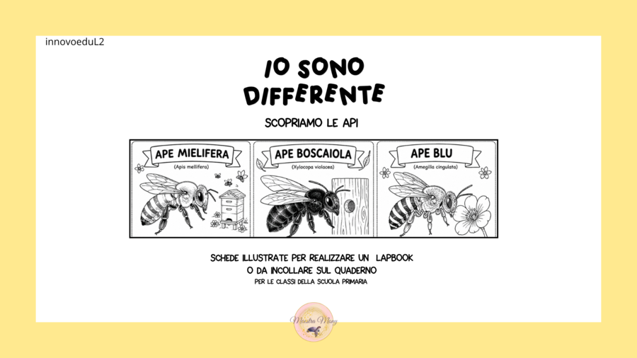 Le api. Io sono differente.