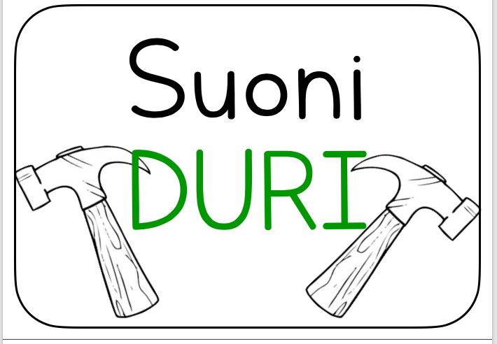 Suoni dolci e suoni duri