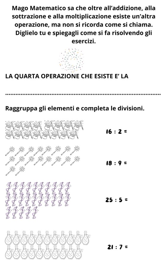 Il Magico Mondo di Mago Matematico - eserciziario completo per la seconda elementare