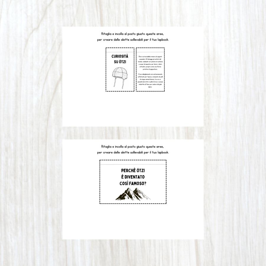 Lapbook su Otzi