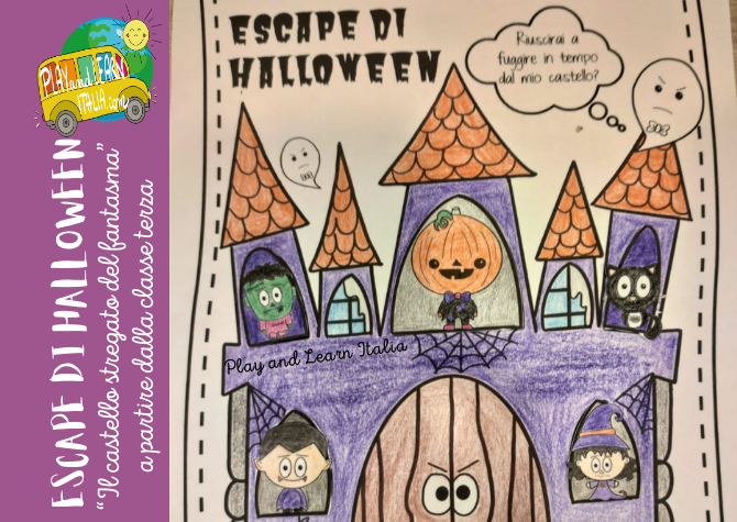 ESCAPE PLAY CARTACEA A TEMA HALLOWEEN!