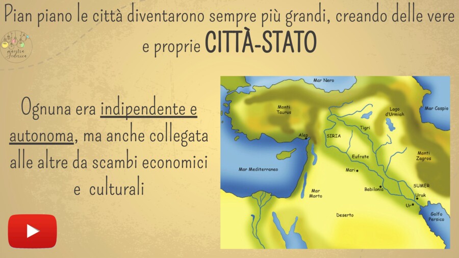 Presentazione su slide I SUMERI cl.4