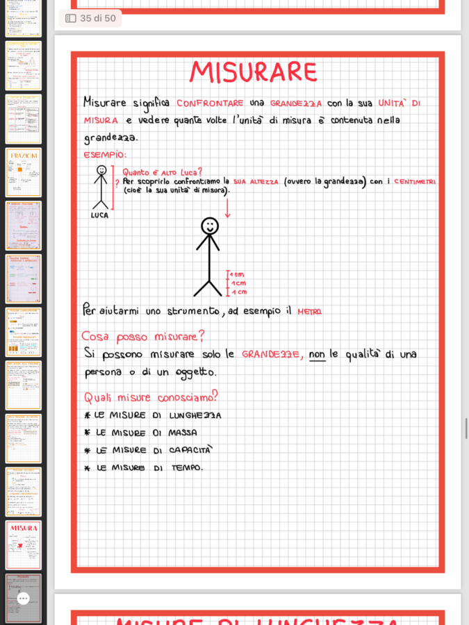 Quad-castello delle regole matematiche cl. quinta