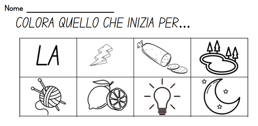 Valutazione lettera L