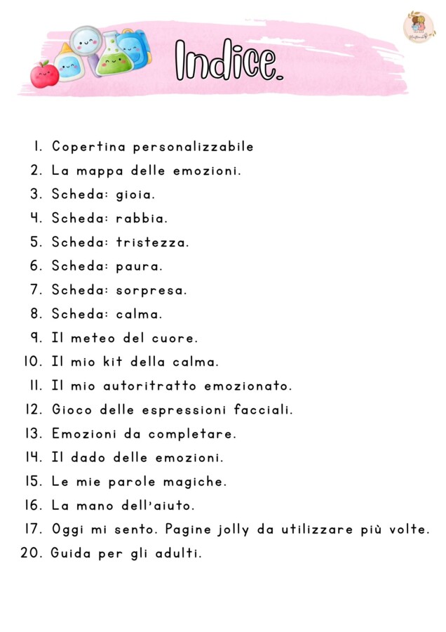 🌈 IL MIO DIARIO DELLE EMOZIONI 🌈