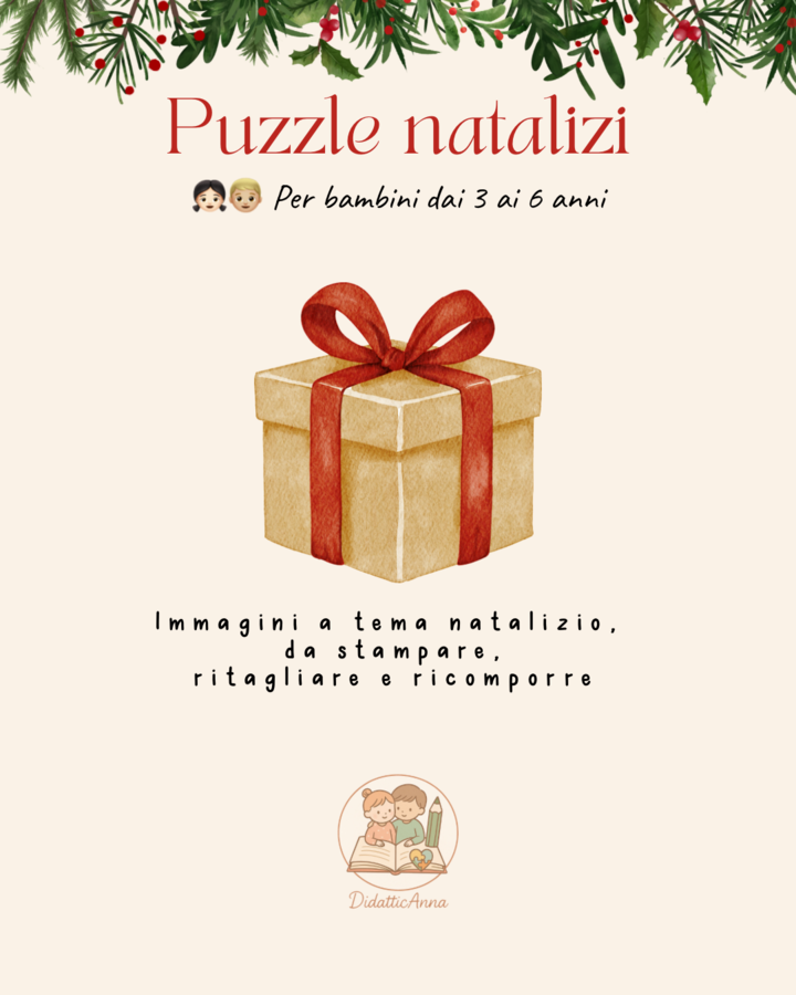 🎄 Puzzle natalizi | PDF Gratuito