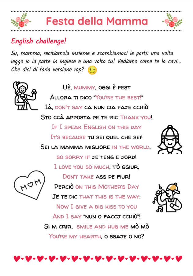 Festa della mamma - scheda didattica