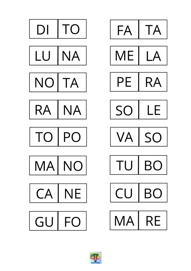 Libro "Gioco con sillabe e parole"