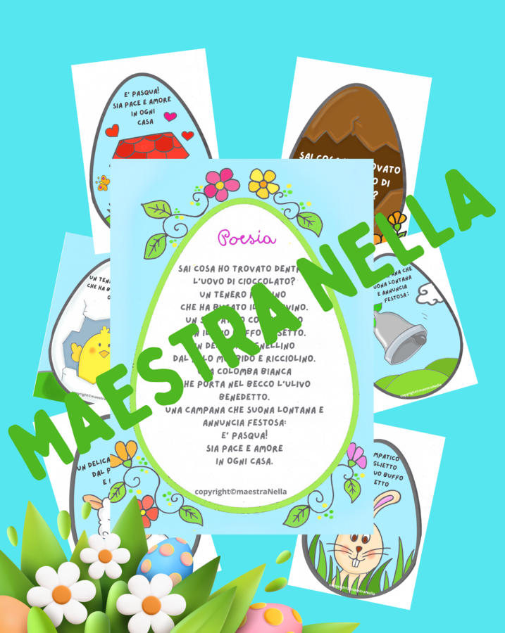 Pasqua, poesia illustrata