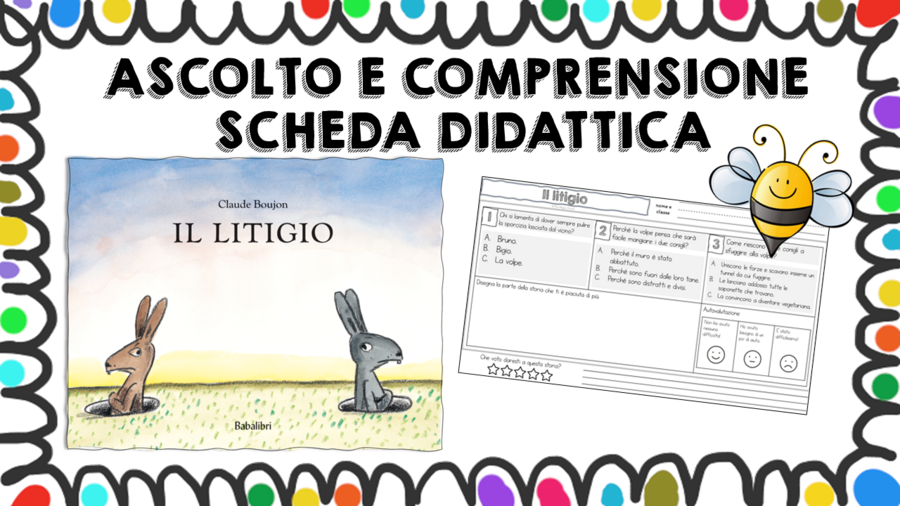 Il litigio scheda didattica comprensione