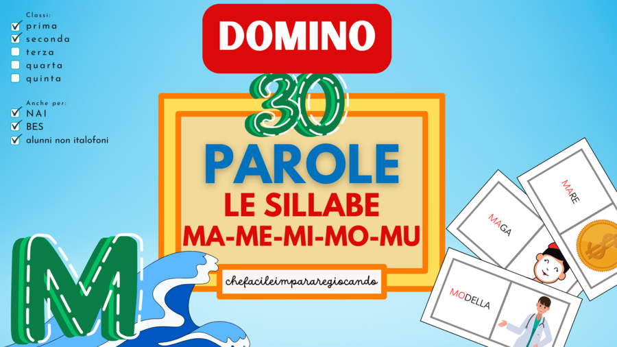 SILLABE MA ME MI MO MU - DOMINO