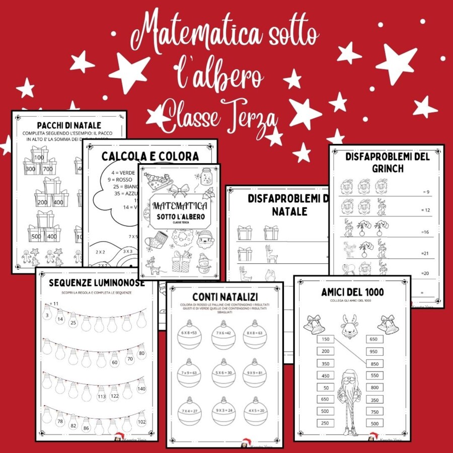 Matematica sotto l'albero- classe terza-