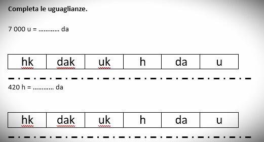 UGUAGLIANZE NUMERICHE