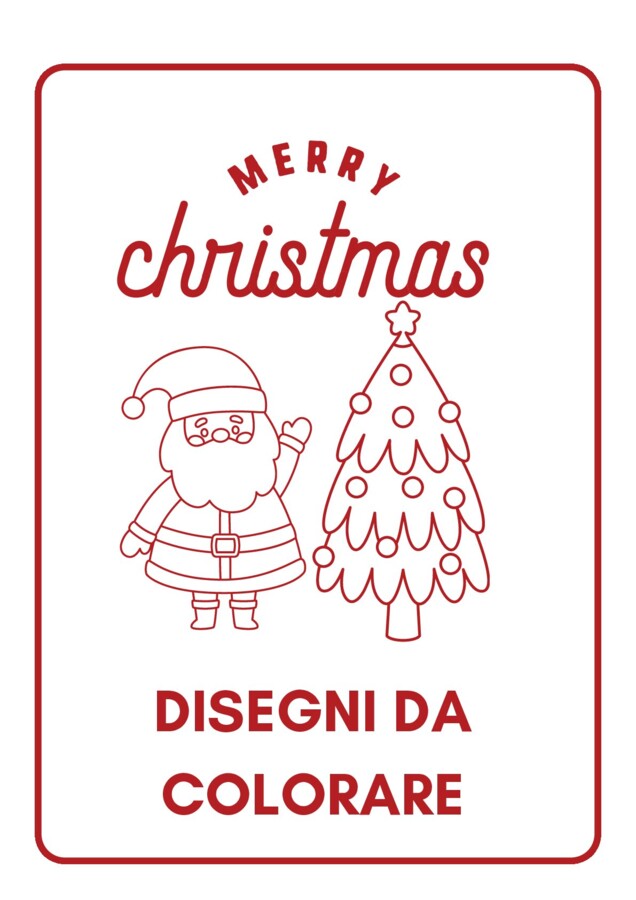 Disegni di Natale da colorare