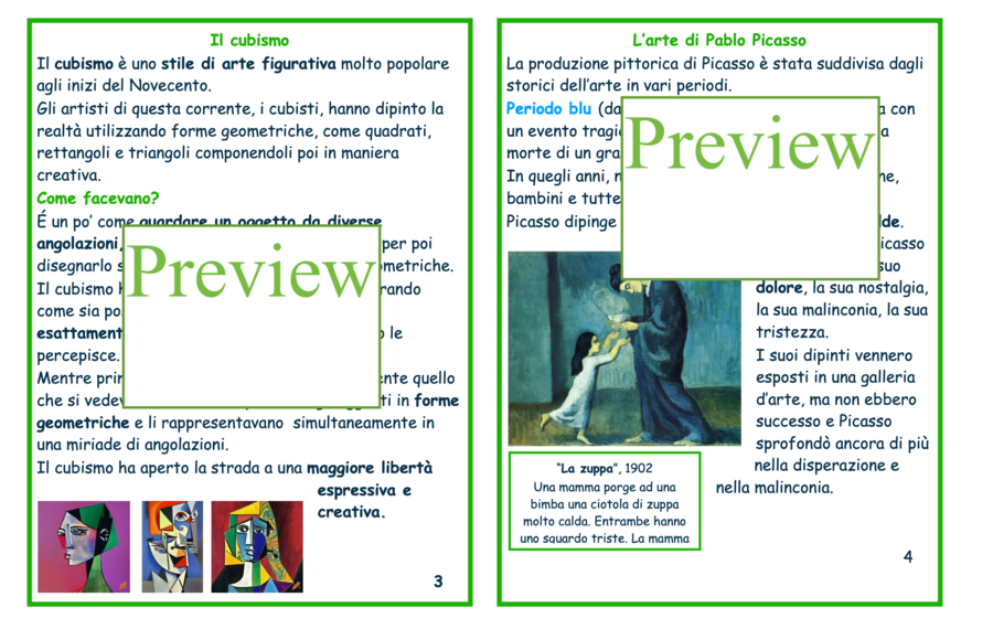Pablo Picasso in 10 carte