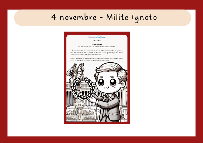 4 novembre - Milite Ignoto