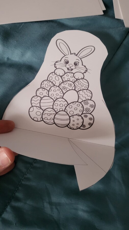 Lavoretto di Pasqua popup. 6 template per costruirlo