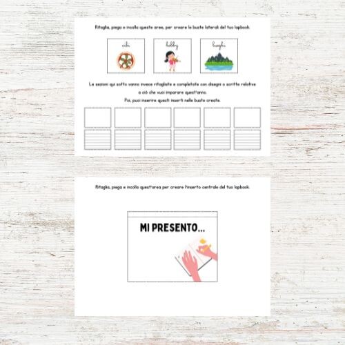 Lapbook "Mi Presento" - Attività per laboratorio di scrittura