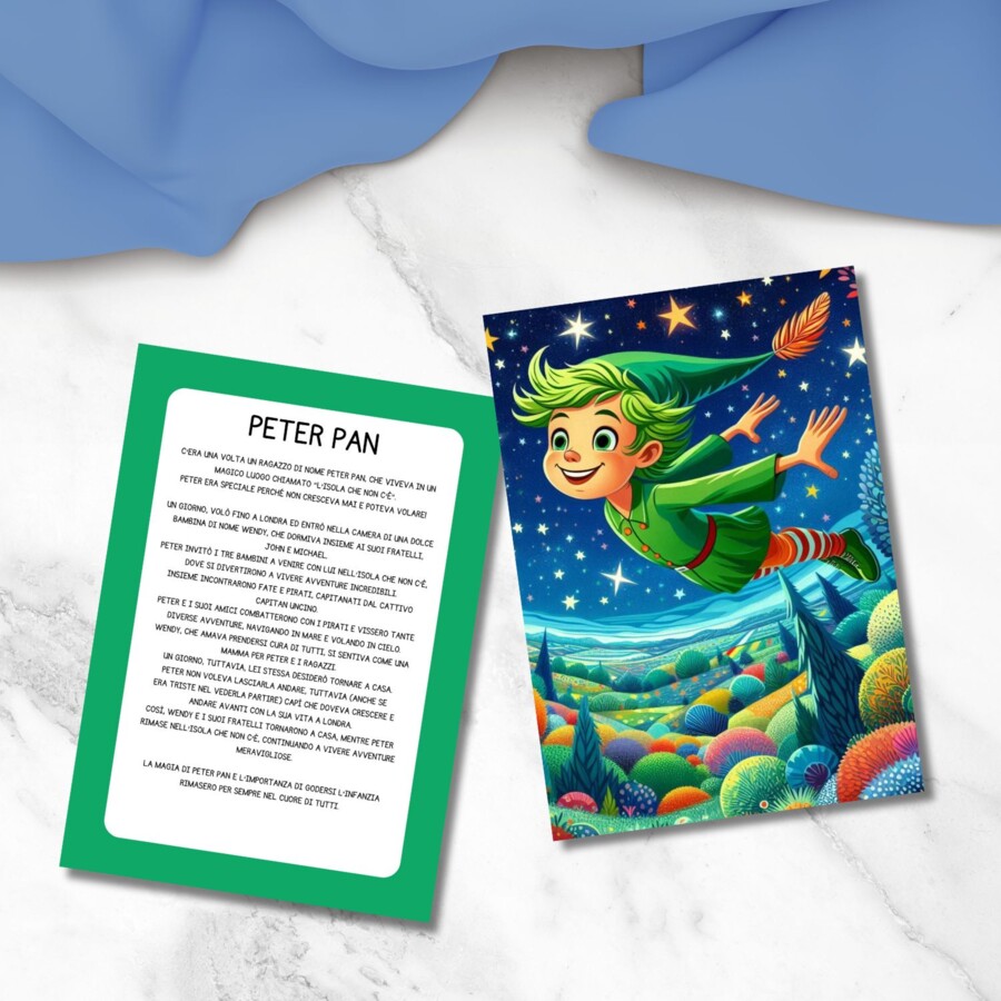 Storia di Peter Pan da stampare