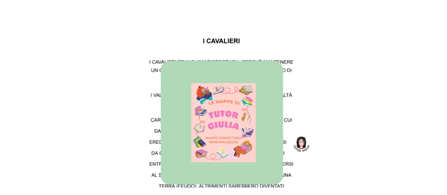 I CAVALIERI - TESTO