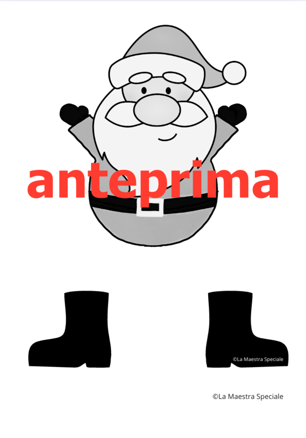 LAVORETTO DI NATALE: BABBO NATALE NEL CAMINO