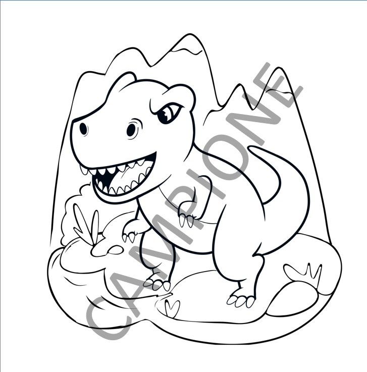 Dinosauri da colorare