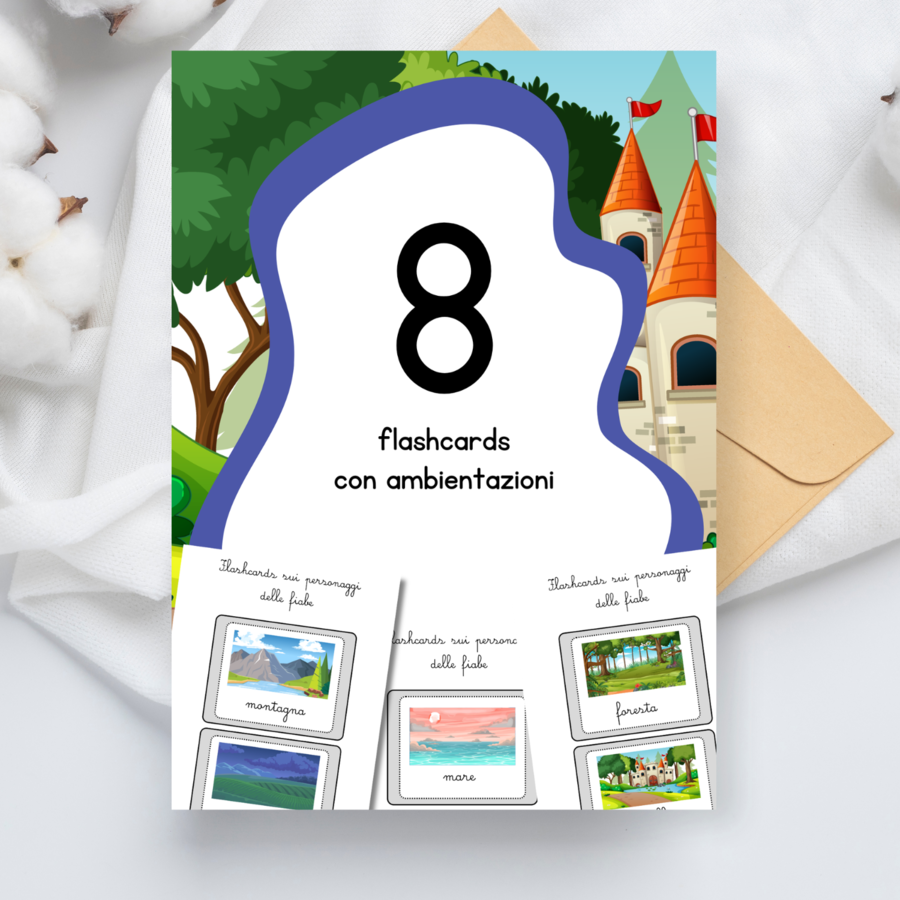 Flashcards con ambientazioni