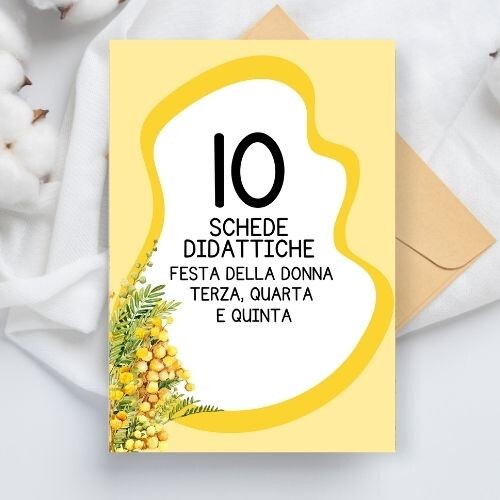 Schede didattiche Festa della Donna classe terza, quarta e quinta