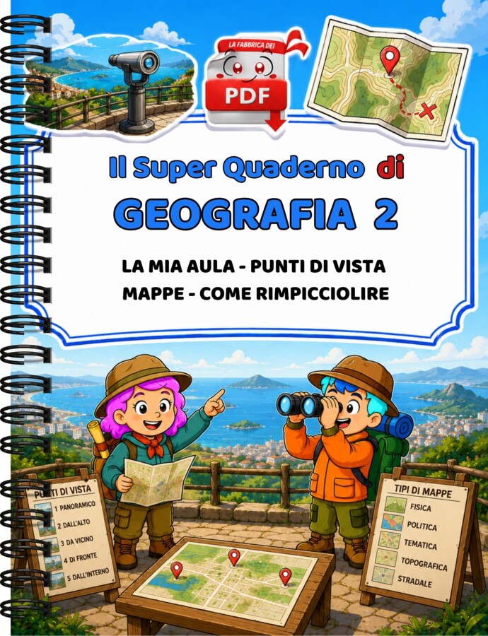 SUPER QUADERNO DI GEOGRAFIA 2 - mappe e punti di vista