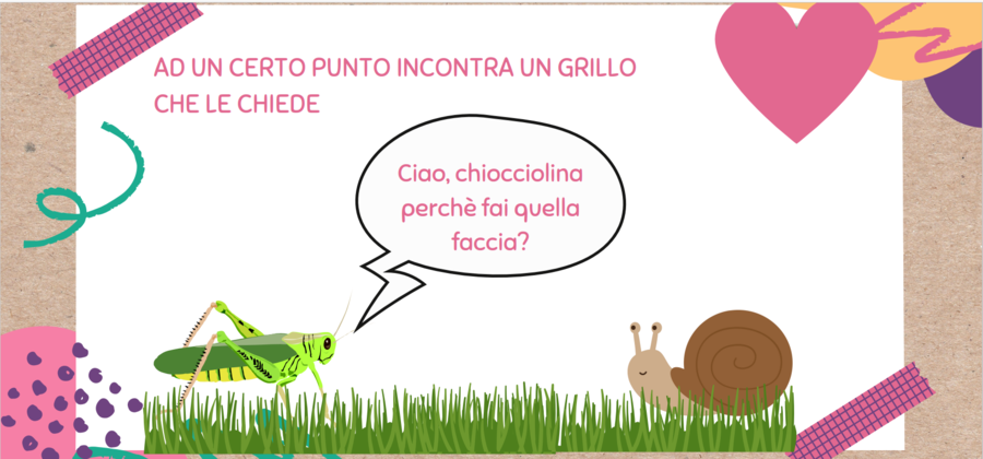 LA STORIA DELLA DECINA. La chiocciolina solitaria