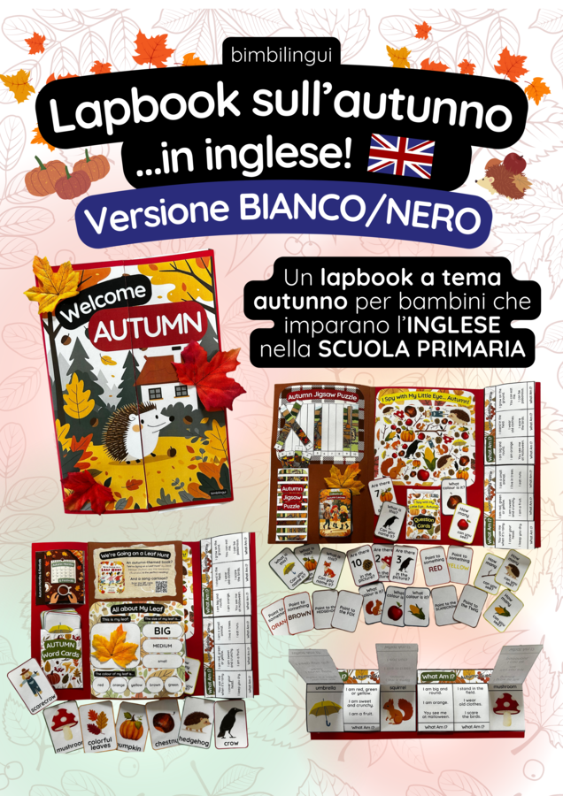 Autumn in English: Lapbook inglese per la scuola primaria