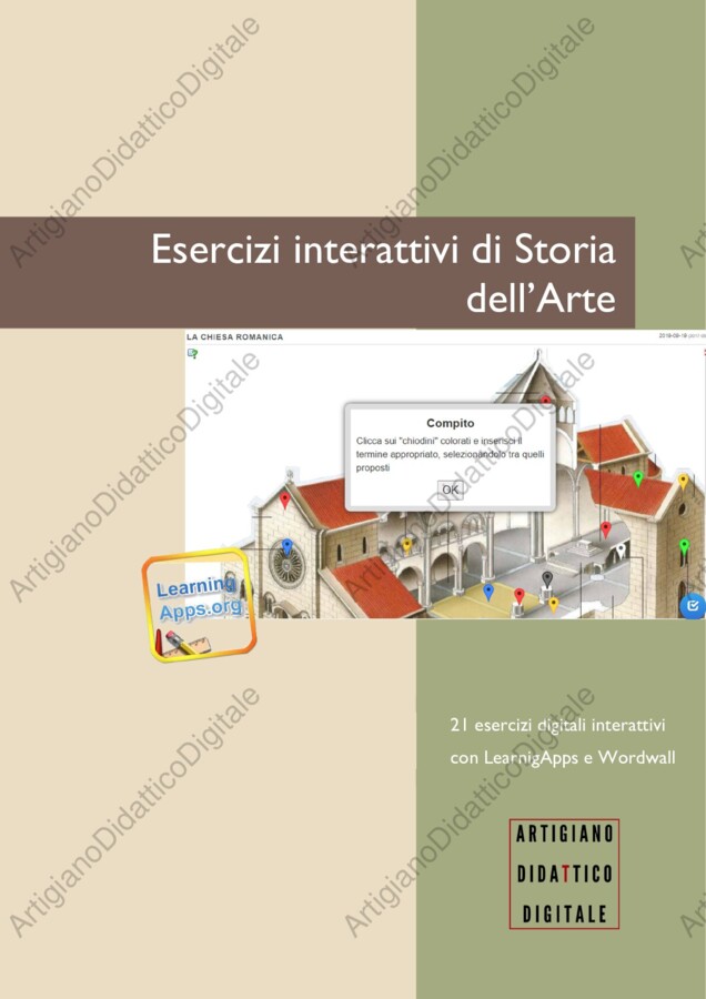 Esercizi interattivi digitali di Storia dell'Arte
