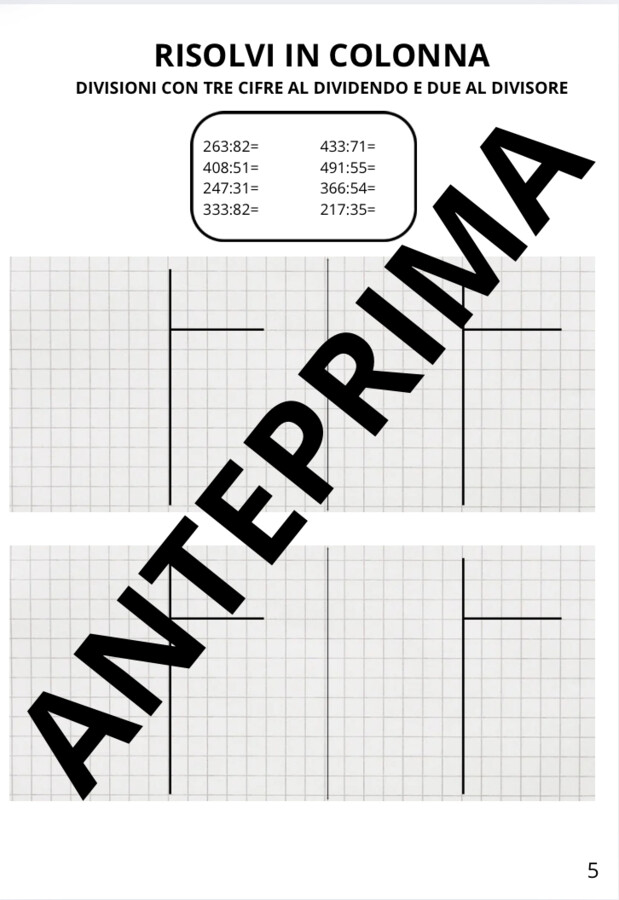 Compiti di matematica classe 4