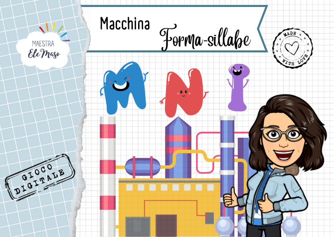 La macchina forma sillabe - LINK AL GIOCO DIGITALE