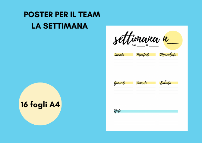 IL poster della settimana