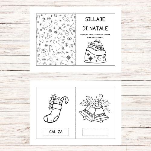 Libretto delle sillabe di Natale