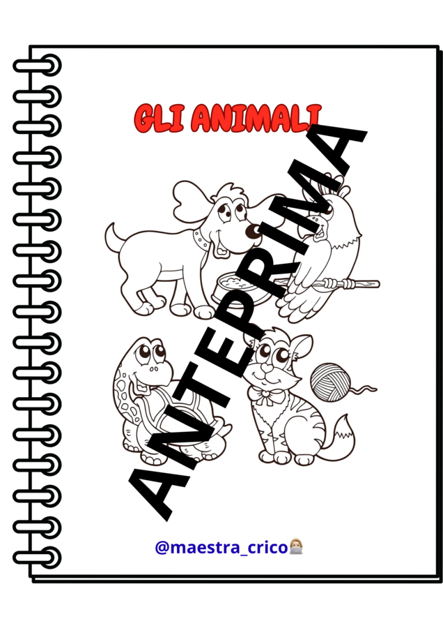 COSTRUISCO IL MIO LIBRETTO DEGLI ANIMALI