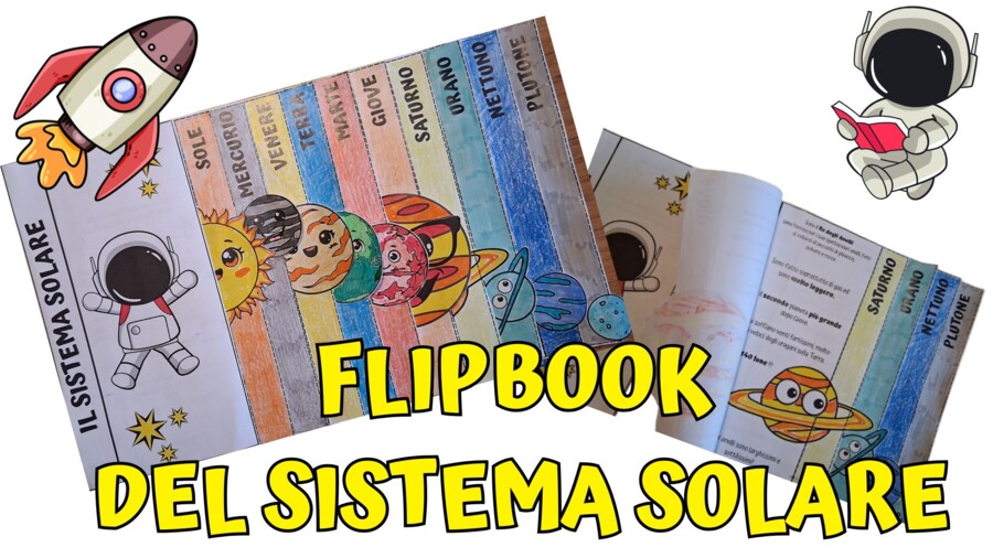 Flipbook Interattivo del Sistema Solare – Viaggio tra Pianeti e Stelle