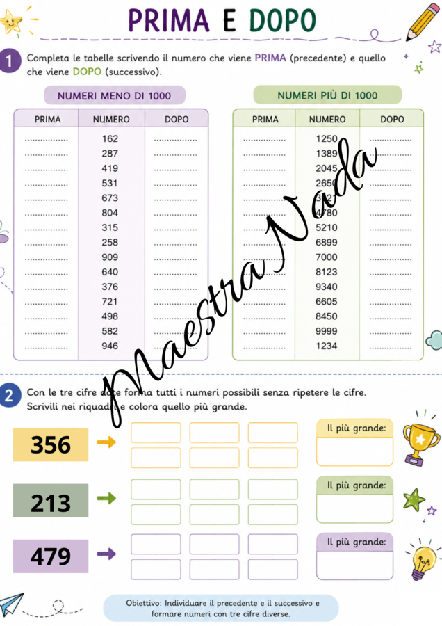 Super quaderno di matematica per la classe terza