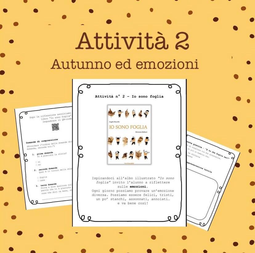 Autunno: corpo ed emozioni. Attività per alunni con disabilità intellettiva.