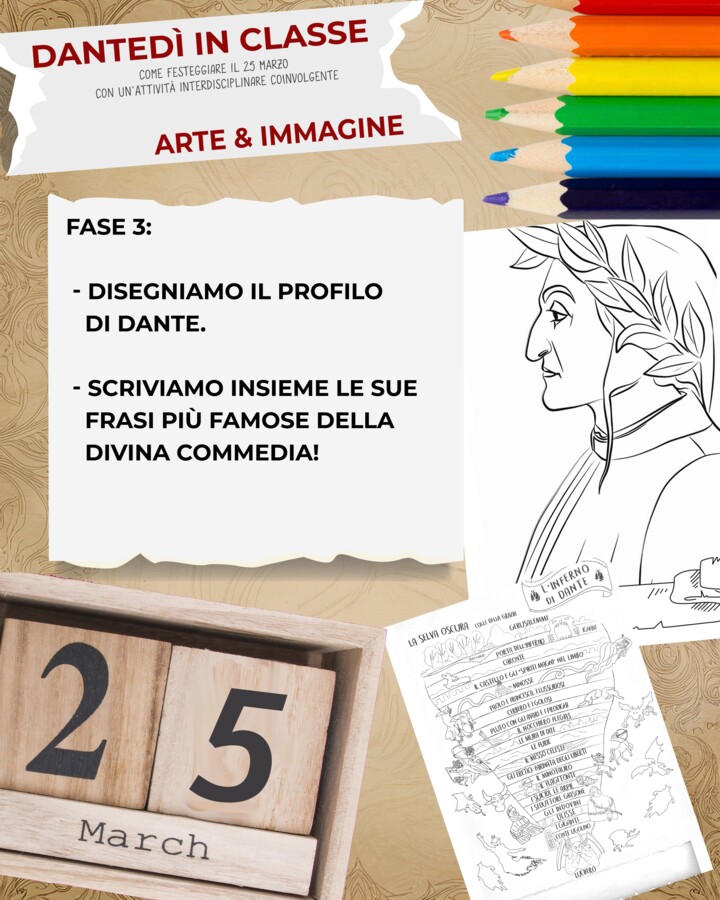 📚 Festeggiare il Dantedì in classe 📚 - 25 Marzo