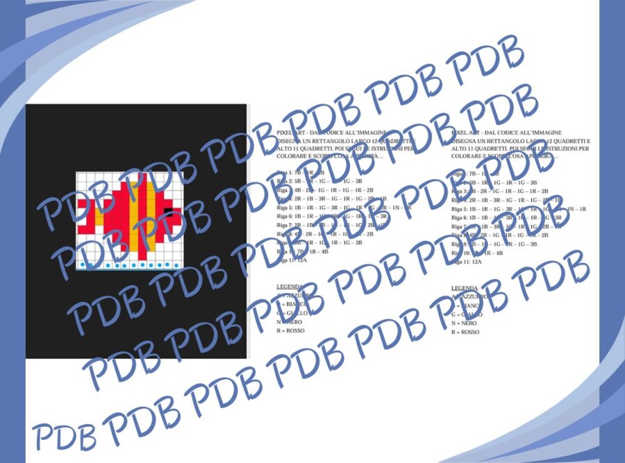 Pixel Art (Coding unplugged) - pesciolino